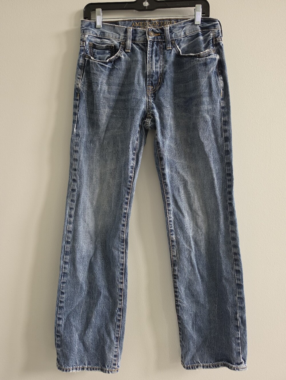 American Eagle Original Straight Jeans Men’s 29x32 Medium Wash 100% Cotton